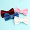 13 Colors |  VELVETEEN Dog BOWTIE | Wedding Bowtie for Pets | Colorful Collar Bow Handmade in USA | Fancy Chic Dog Party Accessory product 1